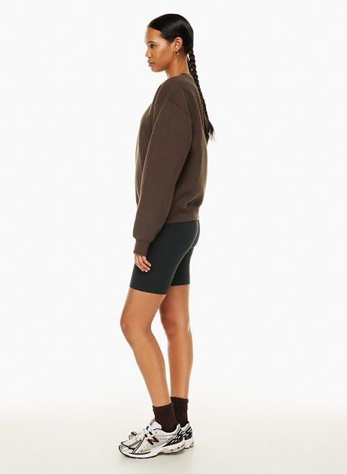 Tna Women's Cozy Fleece Perfect Crew Sweatshirt in Gd Rich Mocha Brown size 2XS sold by Aritzia product image thumbnail 3