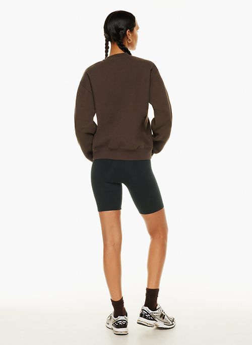 Tna Women's Cozy Fleece Perfect Crew Sweatshirt in Gd Rich Mocha Brown size 2XS sold by Aritzia product image thumbnail 5
