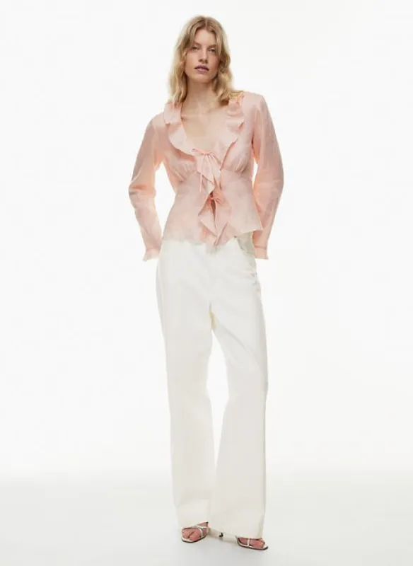 frenchy linen blouse sold by Aritzia
