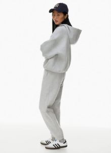 cozy fleece boyfriend sweatpant sold by Aritzia