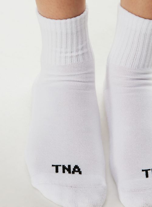 Tna Best-Ever Ankle Socks 3-Pack in White size XL/2XL | Cotton/Nylon/Polyester sold by Aritzia product image thumbnail 4
