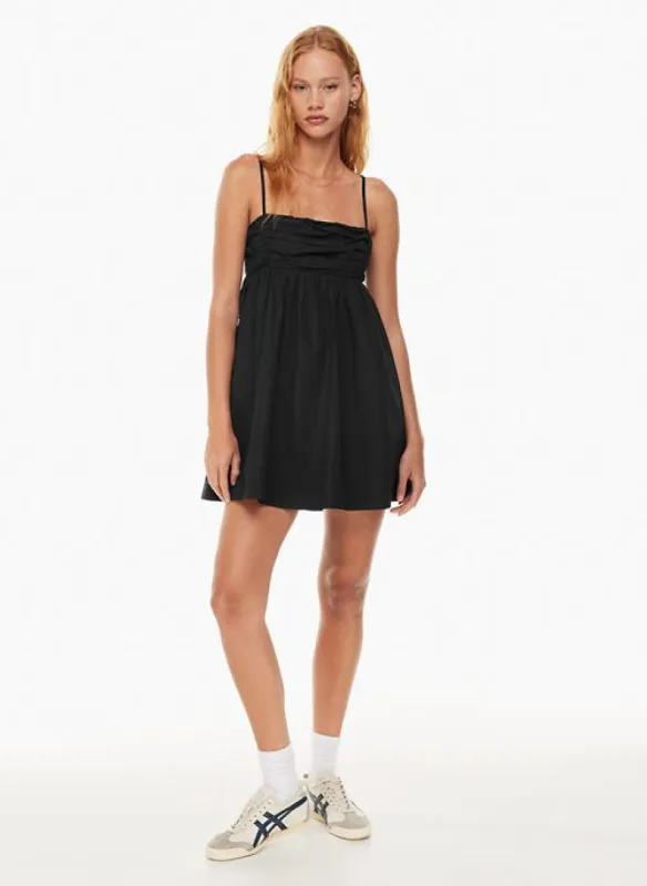 mauve poplin dress sold by Aritzia