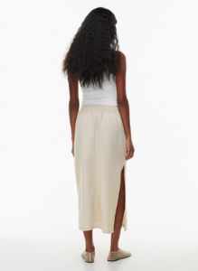 zen linen skirt sold by Aritzia