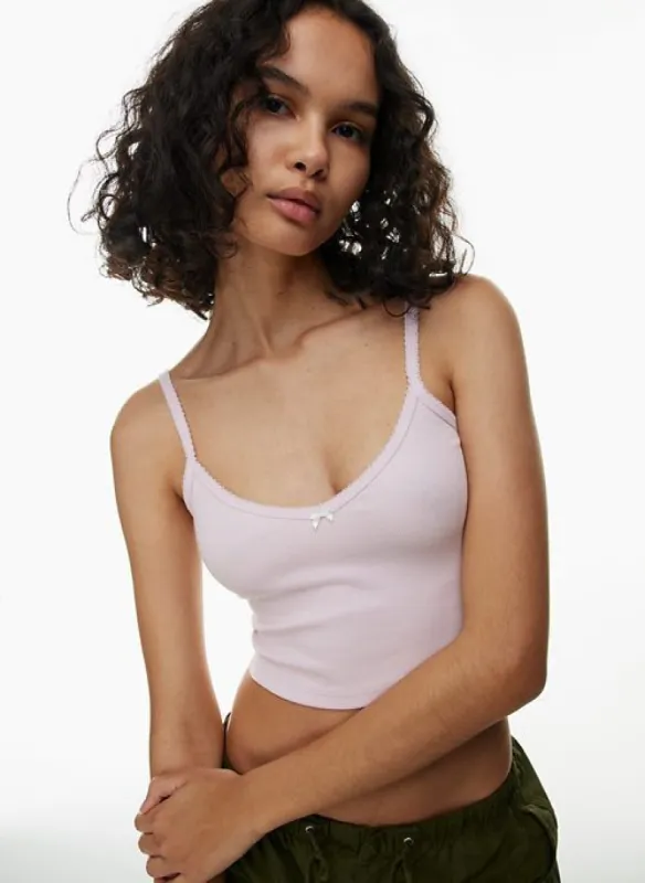 homestretch™ lace v-neck cami waist tank sold by Aritzia