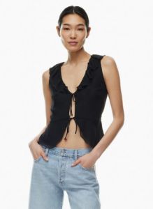 flitter blouse sold by Aritzia