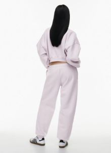 cozy fleece mega lo-rise sweatpant sold by Aritzia