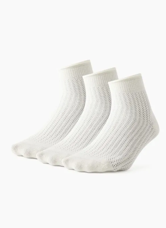 teatime ankle sock 3-pack sold by Aritzia
