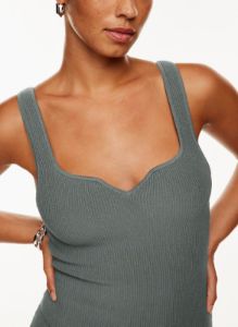 sculpt knit notch dress sold by Aritzia