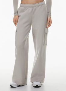 cozy fleece mega cargo™ wider sweatpant sold by Aritzia