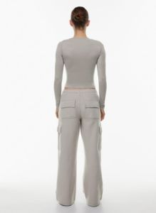 cozy fleece mega cargo™ wider sweatpant sold by Aritzia