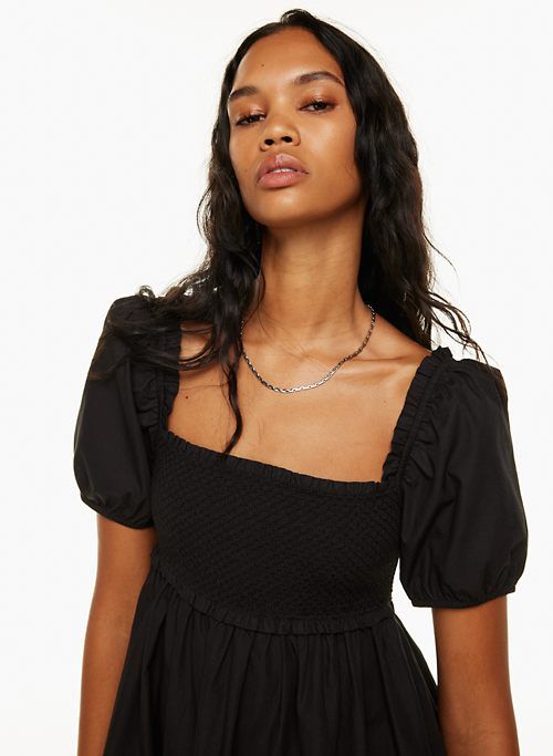 Sunday Best Women's Hadley Poplin Dress in Black size 2XS sold by Aritzia product image thumbnail 2