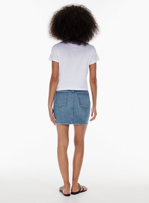 the pin-up denim skirt sold by Aritzia product image thumbnail 6