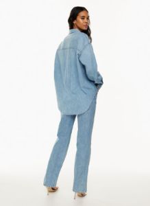 the 80s comfy denim shirt sold by Aritzia