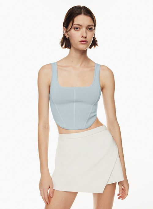 sculpt knit bustier tank sold by Aritzia product image thumbnail 2