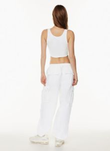 ribbed cropped tank sold by Aritzia