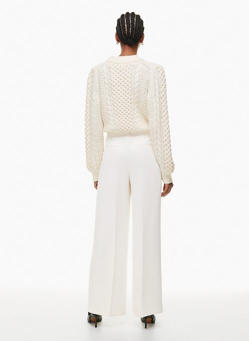 Aritzia Women's The Effortless Pant Wider in Light Birch size 2 sold by Aritzia product image thumbnail 5