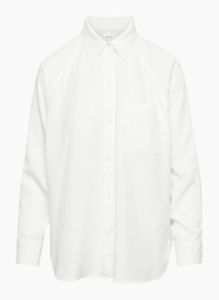 Wilfred Free Women's Boyfriend Shirt in White size Medium sold by Aritzia