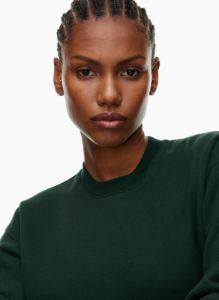 cozy fleece perfect crew sweatshirt sold by Aritzia