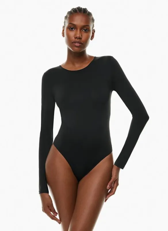 skintight crew longsleeve bodysuit sold by Aritzia