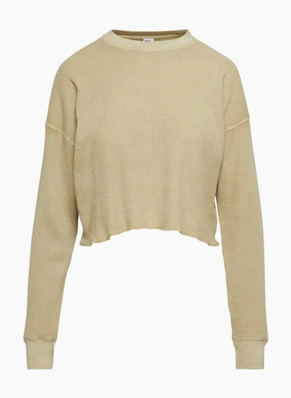 waffle mays longsleeve sold by Aritzia
