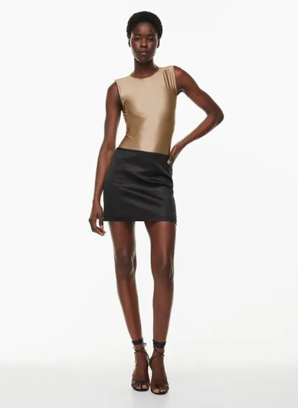 satinette gilded bodysuit sold by Aritzia