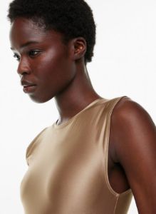 satinette gilded bodysuit sold by Aritzia