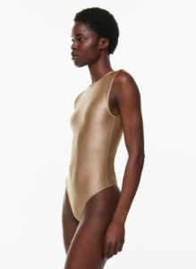 satinette gilded bodysuit sold by Aritzia