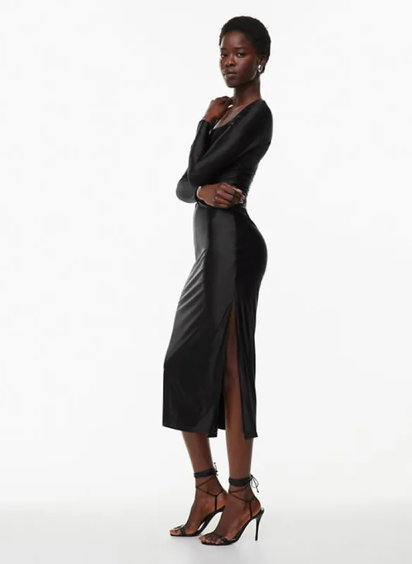 satinette starlit dress sold by Aritzia