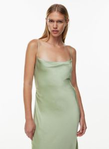 affection satin maxi dress sold by Aritzia