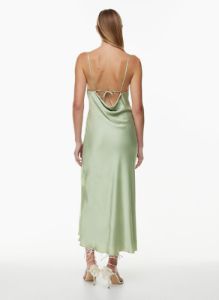 affection satin maxi dress sold by Aritzia