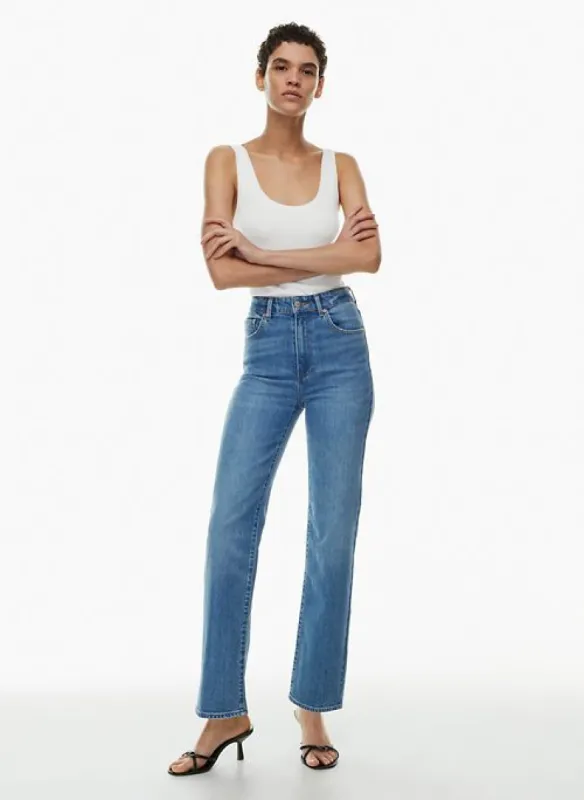 the 90s naomi super hi-rise full-length jean sold by Aritzia