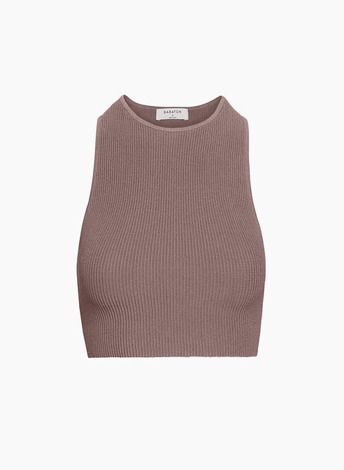 sculpt knit racer cropped tank sold by Aritzia product image thumbnail 6