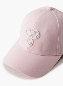 Tna Shortstop Baseball Cap in Silene Pink/White sold by Aritzia