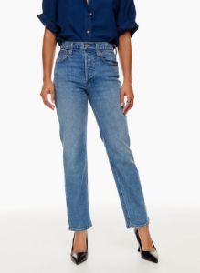 the arlo high rise straight sold by Aritzia