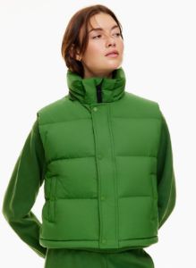 the super puff™ shorty vest sold by Aritzia