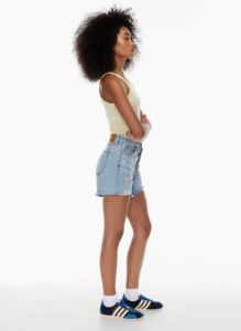 the ex boyfriend mid thigh short sold by Aritzia