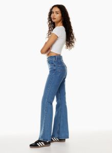70s high flare jean sold by Aritzia
