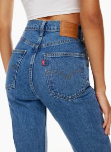 70s high flare jean sold by Aritzia