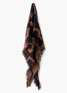 diamond mosaic scarf sold by Aritzia