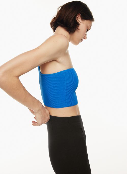 sculpt knit one-shoulder cropped tank sold by Aritzia product image thumbnail 3