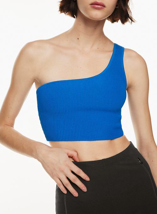 sculpt knit one-shoulder cropped tank sold by Aritzia product image thumbnail 6