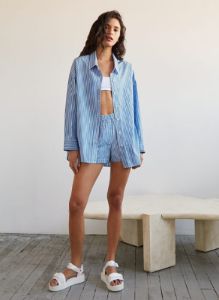bonfire button-up sold by Aritzia