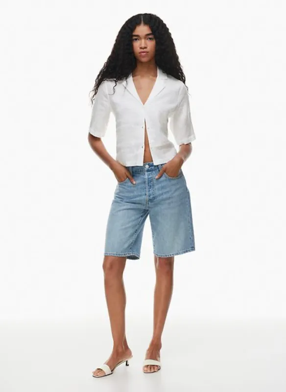 beso linen shirt sold by Aritzia