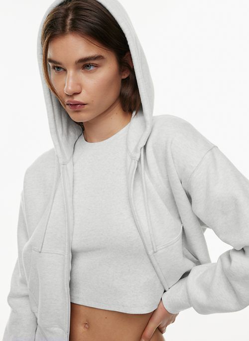 cozy fleece boyfriend boxy zip hoodie sold by Aritzia product image thumbnail 2