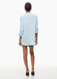 utility collarless shirt sold by Aritzia
