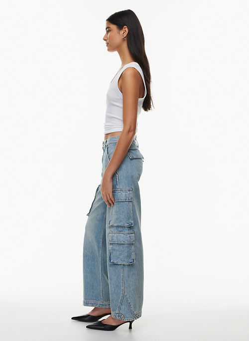 the 90s millie hi-rise cargo jean sold by Aritzia product image thumbnail 3