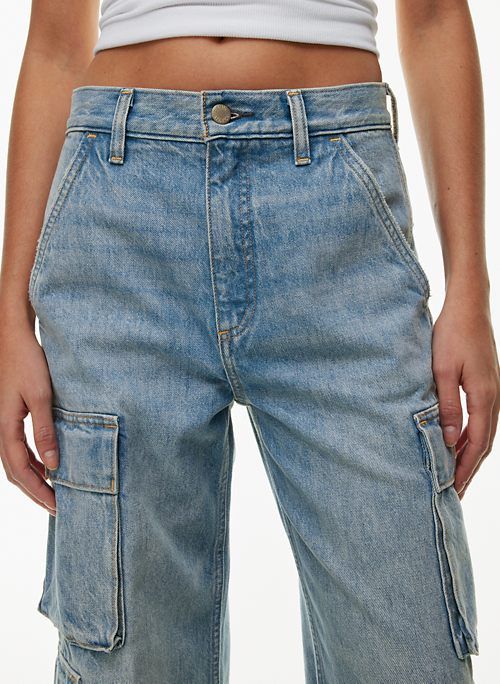 the 90s millie hi-rise cargo jean sold by Aritzia product image thumbnail 4