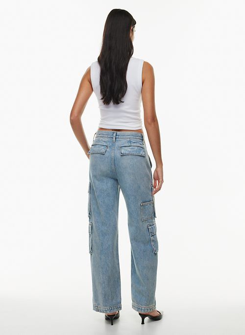 the 90s millie hi-rise cargo jean sold by Aritzia product image thumbnail 5