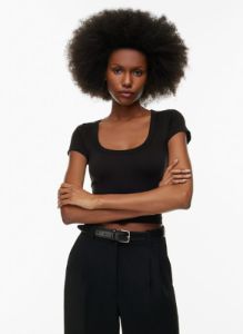 sinch smooth willow scoopneck t-shirt sold by Aritzia