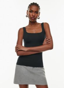 contour squareneck hip tank sold by Aritzia